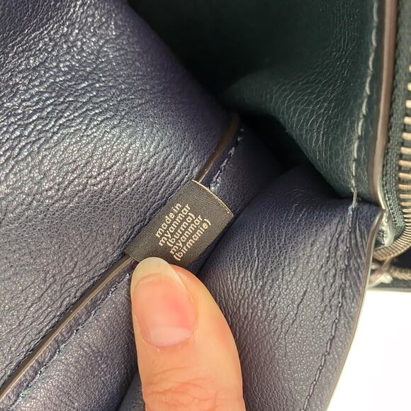 Coach Hadley Hobo in Colorblock Pine Green and Aurora Multi - Picture 10 of 10